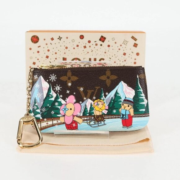 LOUIS VUITTON Vivienne Ice Skating Pochette Cles Coin Purse M82620 Auth 131842M - Picture 15 of 16